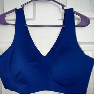 Honeylove V Neck Bra Liftwear Blue  Size 1X Womens